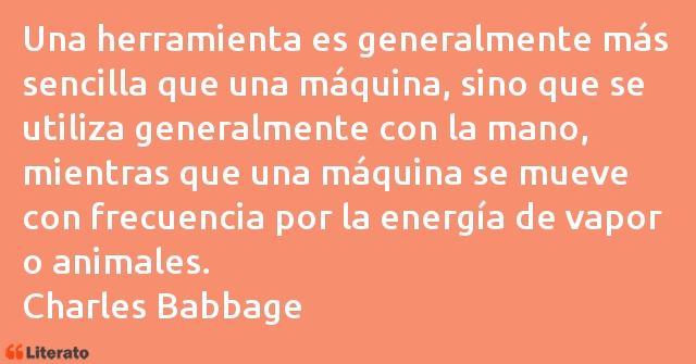 Frases de Charles Babbage