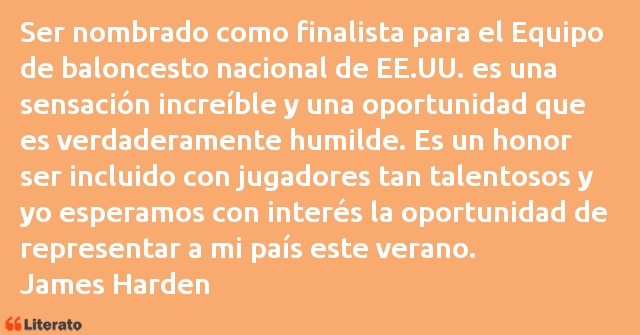 Frases de James Harden