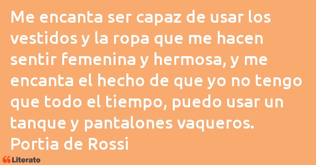 Frases de Portia de Rossi