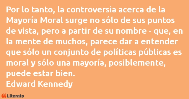 Frases de Edward Kennedy