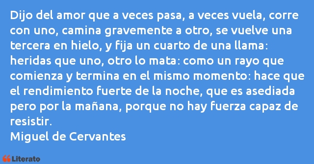 Frases de Miguel de Cervantes