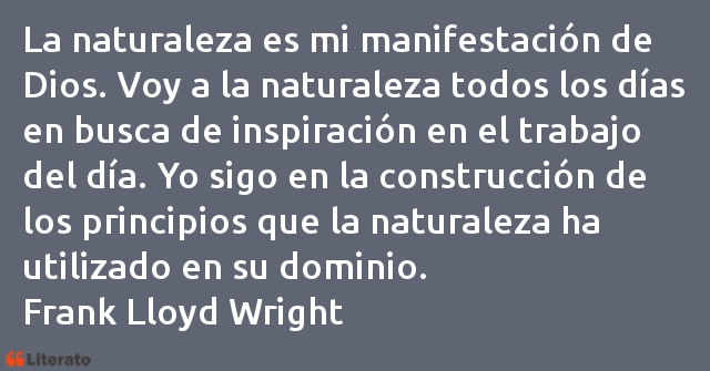 Frases de Frank Lloyd Wright