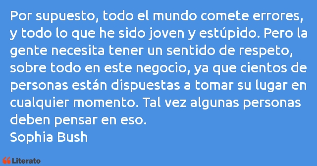 Frases de Sophia Bush