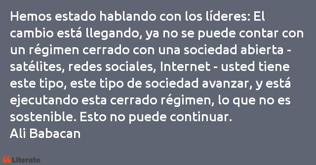 Frases de Ali Babacan