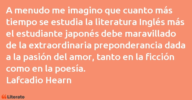 Frases de Lafcadio Hearn