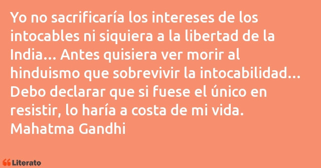 Frases de Mahatma Gandhi