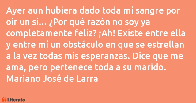 Frases de Mariano José de Larra