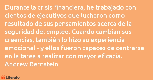 Frases de Andrew Bernstein