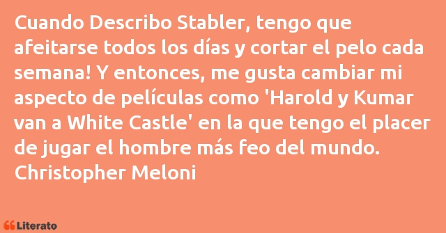 Frases de Christopher Meloni