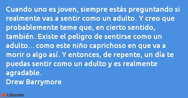 Frases de Drew Barrymore