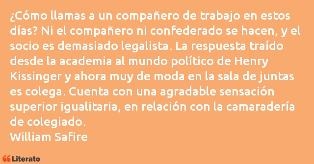 Frases de William Safire