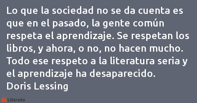 Frases de Doris Lessing