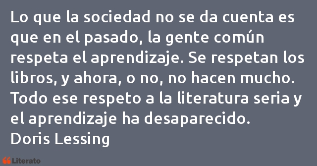 Frases de Doris Lessing