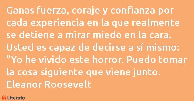 Frases de Eleanor Roosevelt