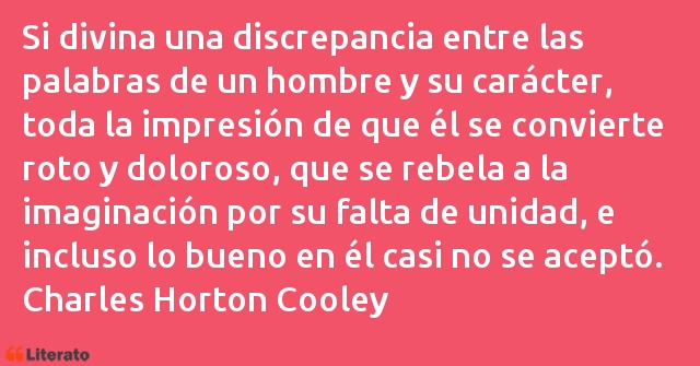 Frases de Charles Horton Cooley