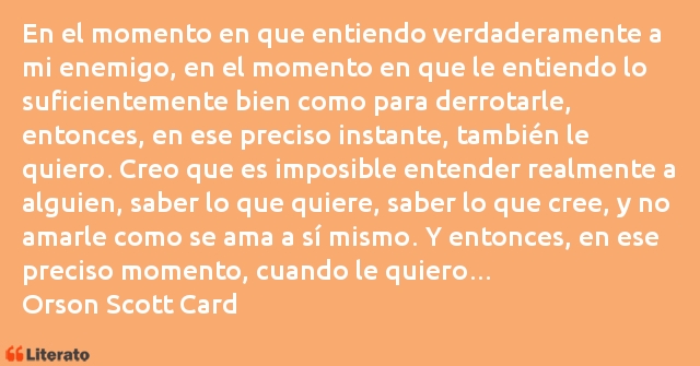 Frases de Orson Scott Card