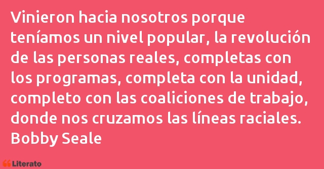 Frases de Bobby Seale