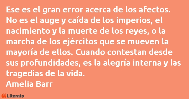 Frases de Amelia Barr