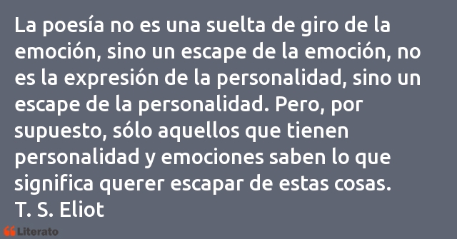 Frases de T. S. Eliot