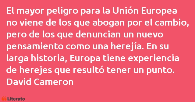 Frases de David Cameron