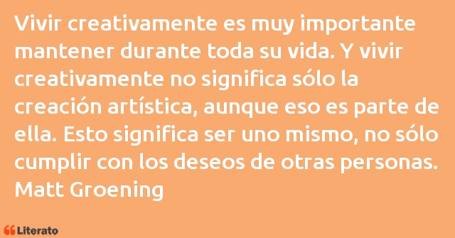 Frases de Matt Groening