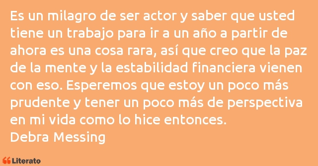 Frases de Debra Messing