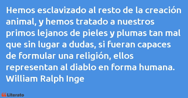 Frases de William Ralph Inge