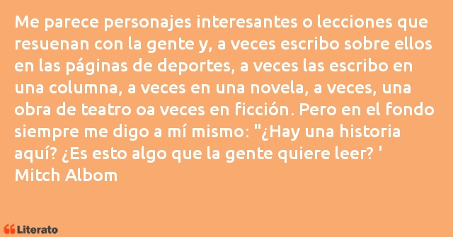 Frases de Mitch Albom