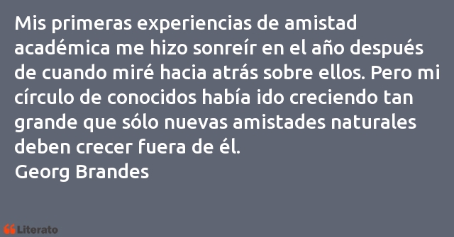 Frases de Georg Brandes