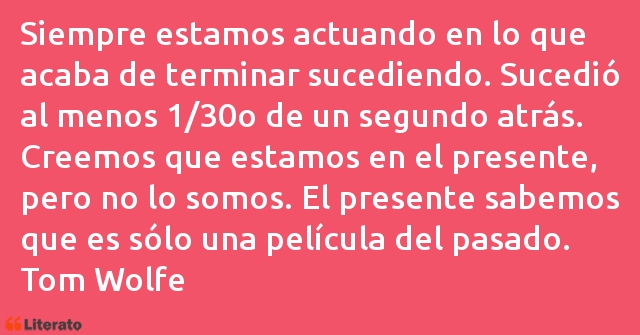 Frases de Tom Wolfe