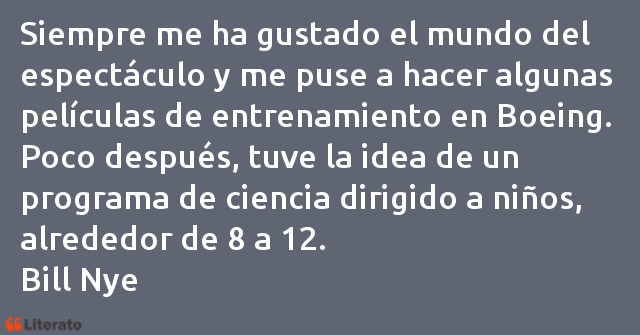 Frases de Bill Nye