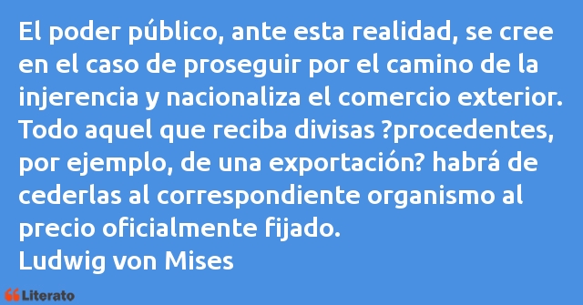 Frases de Ludwig von Mises