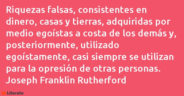 Frases de Joseph Franklin Rutherford