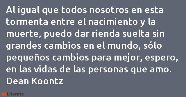 Frases de Dean Koontz