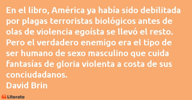 Frases de David Brin