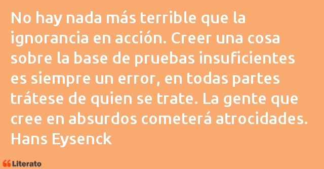 Frases de Hans Eysenck