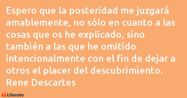 Frases de Rene Descartes