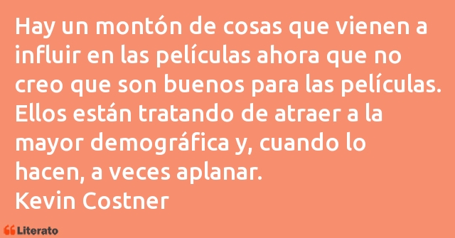 Frases de Kevin Costner