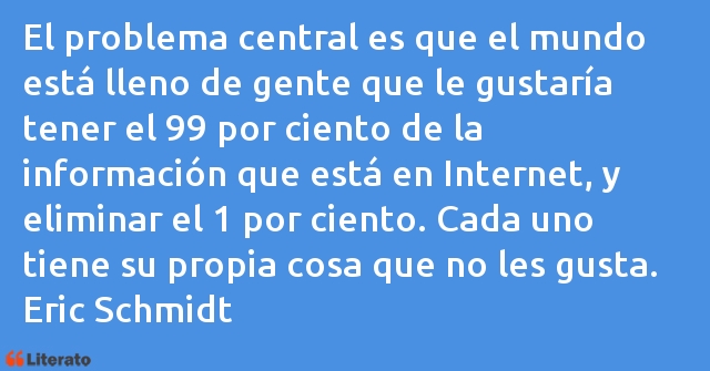 Frases de Eric Schmidt