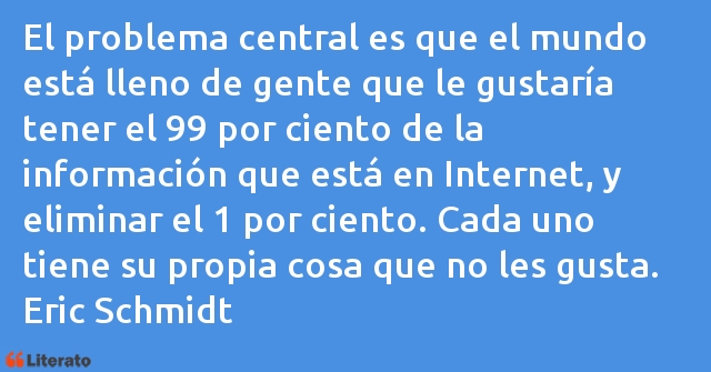 Frases de Eric Schmidt