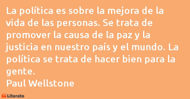 Frases de Paul Wellstone