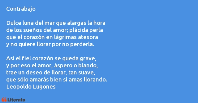 Frases de Leopoldo Lugones