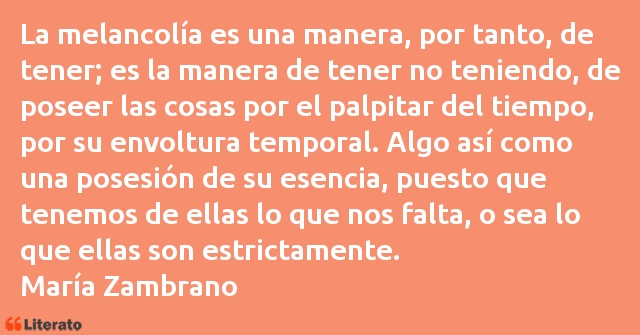 Frases de María Zambrano