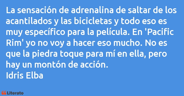 Frases de Idris Elba
