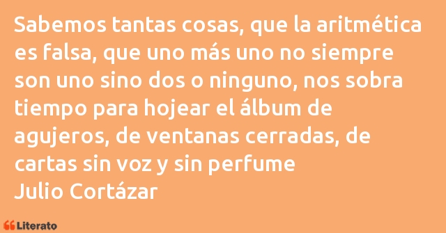 Frases de Julio Cortázar