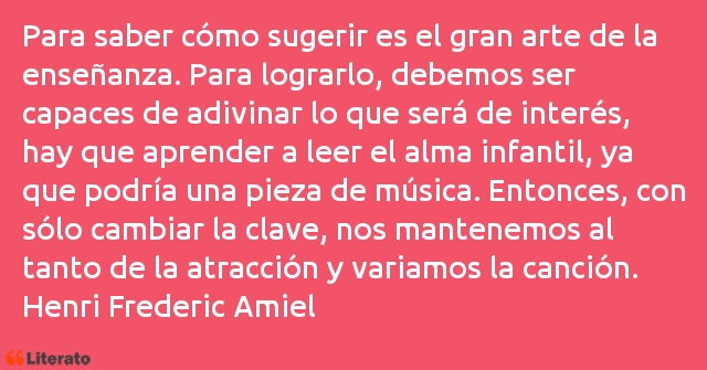 Frases de Henri-Frédéric Amiel