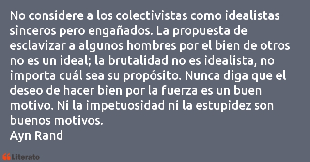 Frases de Ayn Rand