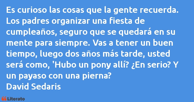 Frases de David Sedaris