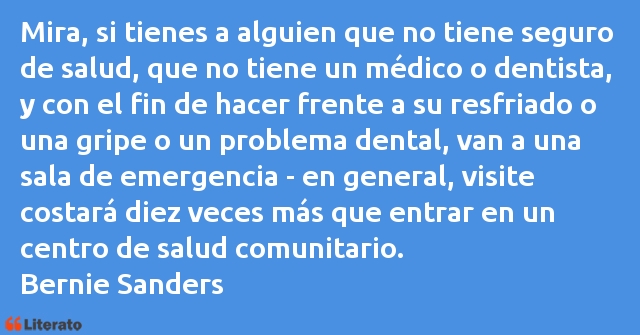 Frases de Bernie Sanders