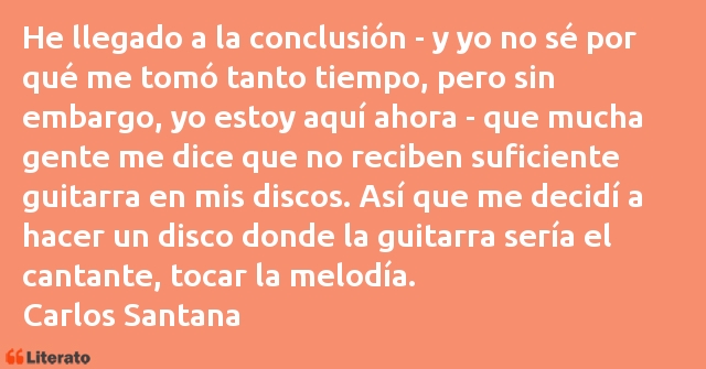 Frases de Carlos Santana